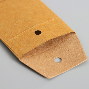 Benutzer definierte Kleidung Mini Small Kraft papier umschlag mit Logo für Knöpfe Verpackung Ersatz knopf Umschläge Tasche mit Knopf - Product Image 5