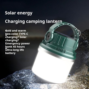 Di động năng lượng mặt trời LED cắm trại đèn có thể điều chỉnh độ sáng có thể sạc lại câu cá đèn lồng cho đi bộ đường dài leo núi lặn & sử dụng khẩn cấp - Product Image 2