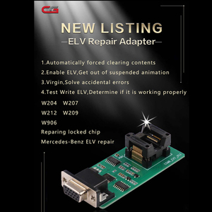 Programmatore chiave ECU OBD2 automatico più popolare con adattatori completi e emulatore ELV e adattatore di riparazione ELV