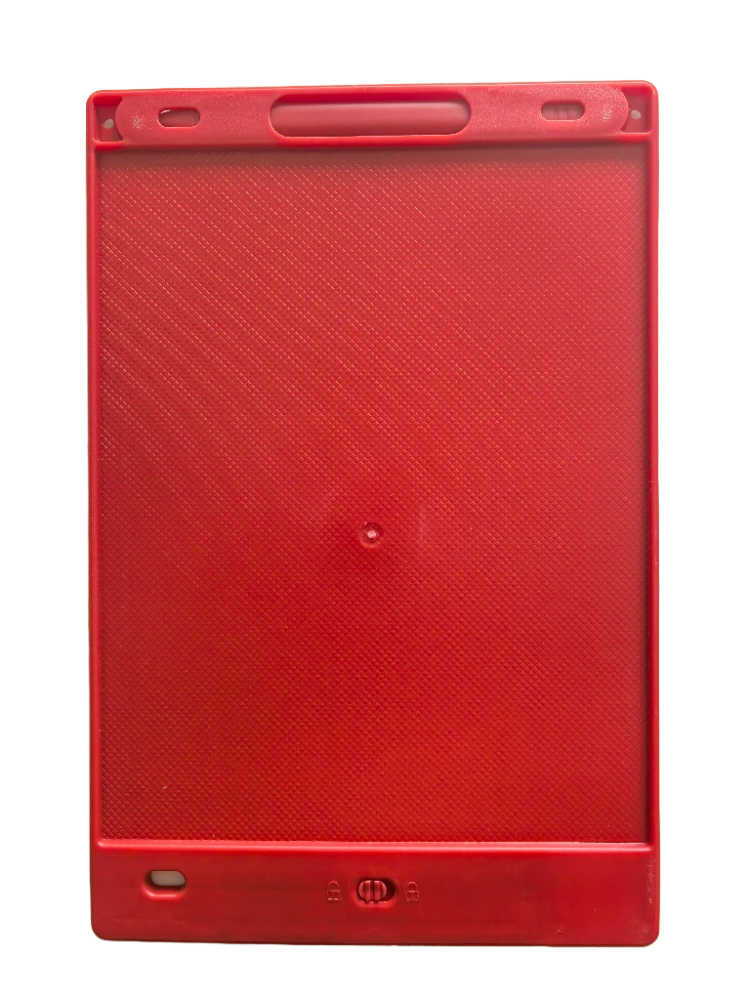 Custodia in plastica rossa da 8,5 pollici