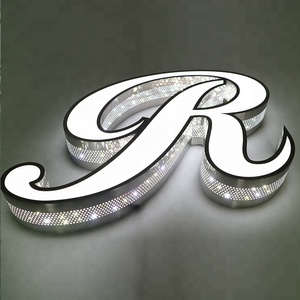 Schnelle Lieferung Benutzer definiertes Logo Led Letter Light Wasserdichtes 3D-Werbezeichen für den Außenbereich Benutzer definiertes LED-Zeichen - Product Image 3