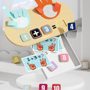 数学のおもちゃを数える指、子供の年齢3歳以上のための早期教育、幼児のためのモンテッソーリのおもちゃ-教育番号学習のおもちゃ - Product Image 4