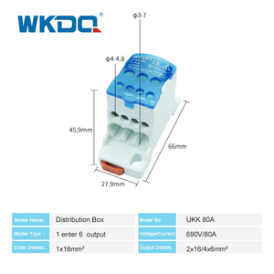 UKK80A配電ボックス端子ブロック - Product Image 4