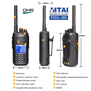 Radio Uhf costruito in Ctcss/dcs a lungo raggio Ham Walkie Talkie Radio digitale all'ingrosso ricetrasmettitore personalizzato logo con Scanner - Product Image 5