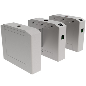 2-Year Warranty Dual-Direction Retractable Flap Gate Security <strong>Entry</strong> Exit Rustproof Flap Turnstile With Rs485 Communication - Product Image 5