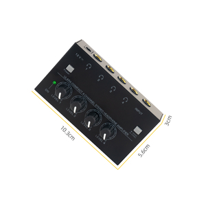 Compact Ha4plus <strong>4</strong> Channel Stereo Headphone Amplifier Portable Studio Monitoring Earphone <strong>Audio</strong> <strong>Interface</strong> - Product Image 6