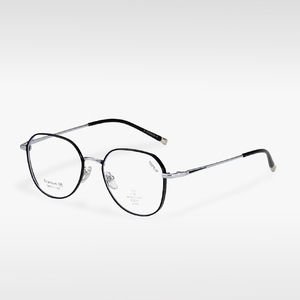T22513Fashionable kore tarzı yarı-titanyum kare çerçeve kadın optik çerçeve anti mavi ışık gözlük optik çerçeve - Product Image 2