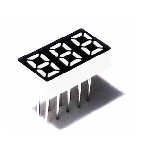 8mm Smallest Led 7-segment Display <strong>3</strong> <strong>Digits</strong> Blue Color 0.25 &quot;