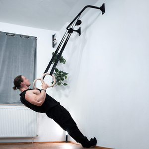 Calisthenics sağlam çelik konstrüksiyon duvar veya tavana monte edilebilir çekme çubuğu dahil vidalar ve dübeller. - Product Image 6