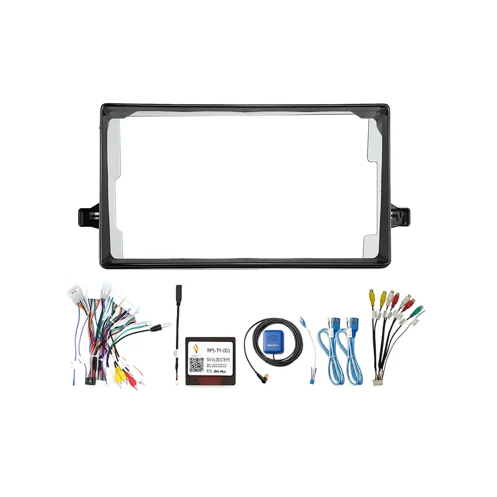 Meihua Auto Video Radio Frame Voor Toyota Prius 2016 + Met Rca Kabel Kabelboom Accessoires