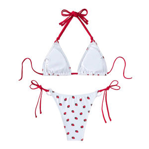 New 2 Piece Strawberry Print Customizable Swimsuit Sets Open <strong>Sexy</strong> <strong>Girl</strong> Full Swimsuit <strong>Girl</strong> Tied Printed Swimsuit <strong>Bikini</strong> 2025 - Product Image 6
