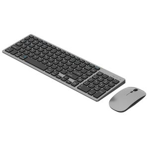 Competitive Price Ultra Slim <strong>Keyboard</strong> Mouse Set Full Size Charging Wireless <strong>Keyboard</strong> <strong>With</strong> <strong>Numeric</strong> Key for Laptop Tablet - Product Image 1