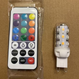 G9 RGB LED ışık ampul akıllı Led lamba çok renkli değişen akıllı ampuller RGB Led G9 ampul uzaktan kumanda ile - Product Image 2
