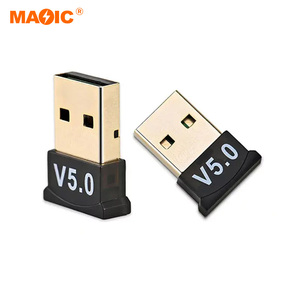 USBワイヤレス5.0アダプタートランスミッターレシーバーオーディオV5.0ドングルワイヤレスUSBアダプター (コンピューターPCラップトップ用) - Product Image 1