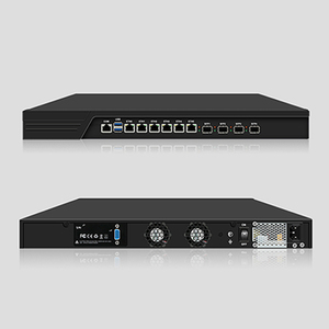 1u Firewall Router 6 I211 Lan 4 SFP 2 * DDR4 Linux Pfsense OS Network Appliance 1U 2U Servidor PC Soft Router Computadora Barebone PC