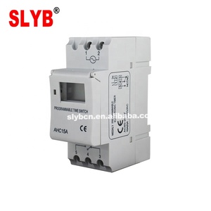 Timer digitale programmabile di AC85-265V settimana 16 set settimanali Display LCD spegnimento automatico DIN Rail tipo AHC15A THC15A interruttore orario - Product Image 2