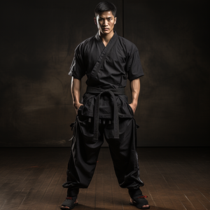 Lidong เสื้อแจ็กเก็ต Sambo trining และกางเกงขาสั้น - Product Image 5
