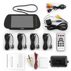 7.0 Inch <strong>LCD</strong> Rearview Mirror <strong>Display</strong> With 4 <strong>Sensors</strong> <strong>Reverse</strong> Backup Monitor Car Parking Blind Spot Radar Auto Parking Assistant - Product Image 6