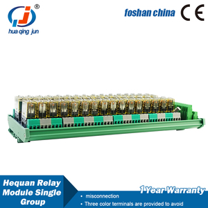 Módulo de relé SDPT Hequan de 32 canales, 24VDC, 1NO, 1NC, relés electromagnéticos, tablero de control industrial de salida PLC - Product Image 3