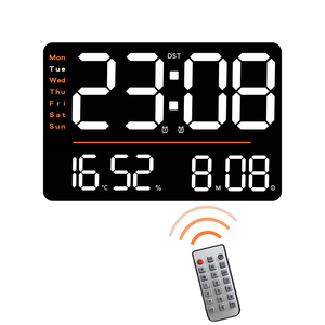 Wholesale Large Display Wall Electrical <strong>Clock</strong> Calendar Day Digital Wall <strong>Clock</strong> Temperature With Remote Control Countdown <strong>Timer</strong> Alarm <strong>Clock</strong> Customized - Product Image 1