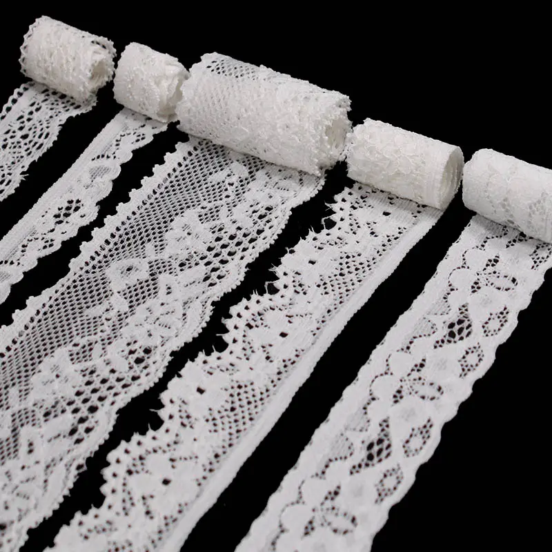 Accessori per l'abbigliamento guipure ricamato crochet del merletto del tessuto 100% del merletto del cotone trim