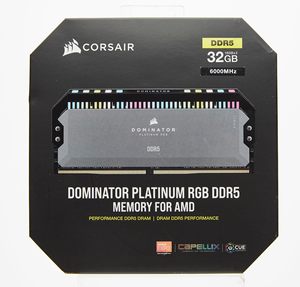 Corsairs CMT สีดำ/ สีขาว Ddr5 6400MHz 16GX2 RGB เดสก์ท็อปหน่วยความจำพีซี - Product Image 5