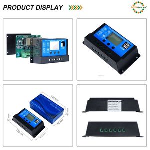 GT SOLAR Factory Price 10A <strong>Pwm</strong> Solar Charge <strong>Controller</strong> <strong>DC</strong> <strong>DC</strong> Solar Charge <strong>Controller</strong> <strong>Pwm</strong> <strong>12V</strong> 24V 10A 20A 30A - Product Image 2