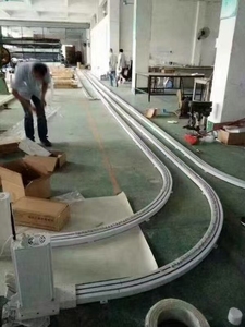 用于自动舞台的带弯曲导轨的电动重型电动舞台窗帘轨道系统 - Product Image 2
