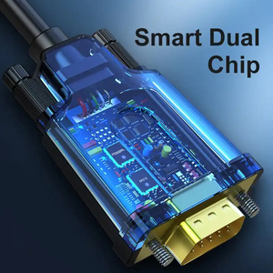 Hight Quality FTDI Industrial Grade Dual Chip Male to Male <strong>USB</strong> 2.0 to DB9 RS-232 Converter <strong>Serial</strong> Cable - Product Image 4