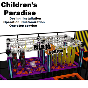 Sân chơi trong nhà lớn với trò chơi mê cung thiết bị chơi trong nhà mềm cho trẻ em - Product Image 5