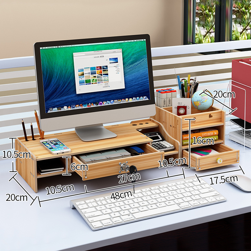 5mm wood grain brown lockable extender shelf