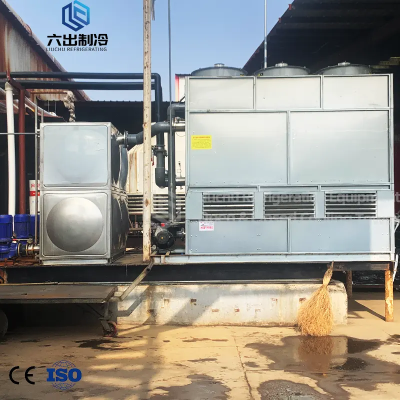 Condensador evaporativo de aire avanzado en sistema de torre de agua de refrigeración de circuito cerrado