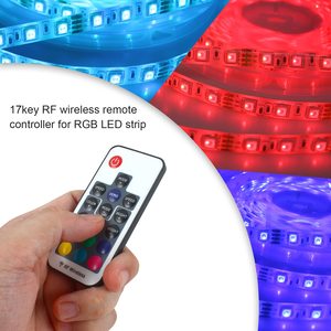อุปกรณ์ควบคุมไฟ DC 5V MINI RGB RF ไร้สาย IP65 PCB เทปกาวกันน้ำขั้วต่อ USB แถบไฟ17คีย์รีโมทคอนโทรล - Product Image 2
