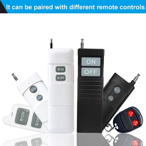 Trasmettitore telecomando Wireless a lunga distanza a 4 pulsanti a 6 pulsanti a 8 pulsanti a 12 pulsanti con codice fisso/Xi opzionale - Product Image 6