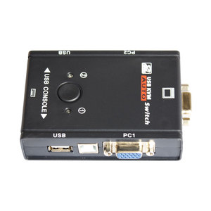 2端口，带两根电缆，用于键盘鼠标监视器计算机USB 2.0 KVM开关切换器1920*1440 VGA SVGA开关分路器盒 - Product Image 3