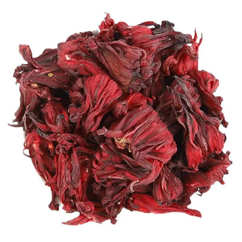 Fleur d'hibiscus en vrac Roselle rouge séchée naturelle fleur d'hibiscus entière herbes en vrac thé Detox thé mince