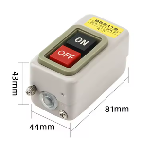 SHUYI BS211B güç kontrol düğmesi anahtarı üç-fazlı Motor başlat düğmesi basın düğmesi anahtarı - Product Image 3