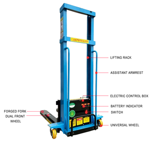 Apilador de carga/descarga automática Apiladores de palés eléctricos portátiles 500kg