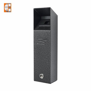 מיחזור נירוסטה חיצונית dustbin שימוש ציבורי מרובע