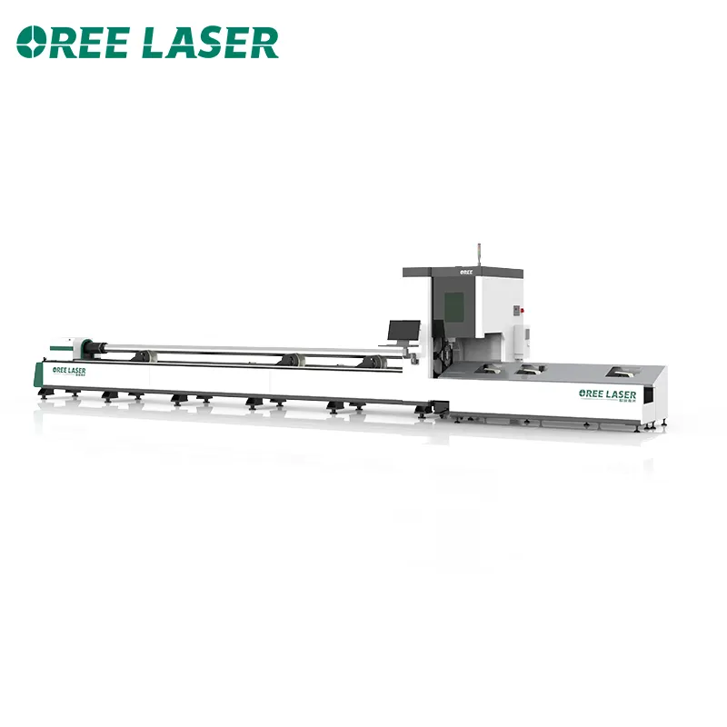 OREE LASER OR-TG 6020 macchina per il taglio di tubi Laser in fibra tubo metallico 6m Cnc Lazer Cutter Machine 6000*2000mm 2kw a basso costo