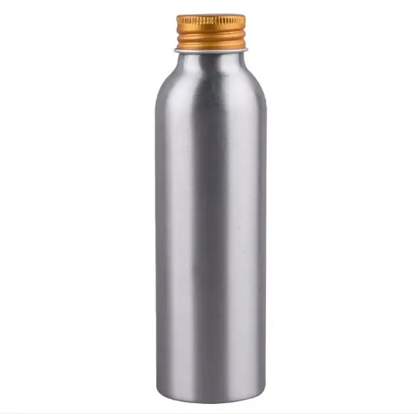 Bouteille d'alun vide en aluminium emballage cosmétique bouteille de Lotion d'eau emballage en métal 100ml 300ml 400ml 500ml argent avec couvercle à vis