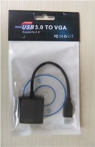 <strong>USB</strong> 3.0 to <strong>VGA</strong> Adapter Converter Male to Female Support High Resolution 1080p