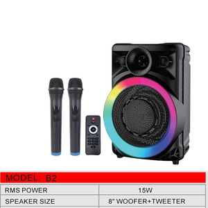 Altoparlanti multifunzione da 8 pollici con telecomando per altoparlanti per grandi feste - Product Image 4