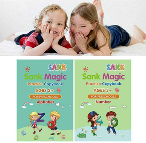 New Children's English Writing Lehrbuch Color ing Writing Board Kinder handschrift buch Wieder verwendbares Übungs kalligraphie buch