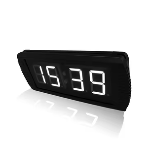 Orologio digitale a LED da 3 pollici con cifre bianche portatile con conto alla rovescia multifunzione per uso sportivo al coperto - Product Image 2