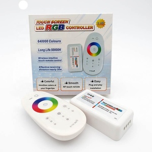 Feican RF 2,4G RGB контроллер Полный сенсорный пульт дистанционного управления беспроводной диммер DC12V24V для светодиодной полосы света аксессуары - Product Image 3