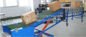 Cinta transportadora telescópica para camiones, contenedor de carga/descarga, Mini cintas transportadoras