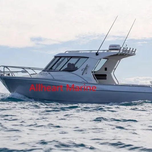 Allheart alumínio velocidade barco 6.5m/21FT Cuddy cabine barco alumínio pesca barcos à venda