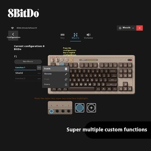 87 Teclas BT Hot Swappable Wireless Gaming Keyboard Dual Super Buttons 8BitDo Retro C64 Teclado Mecánico para Windows/Android - Product Image 4