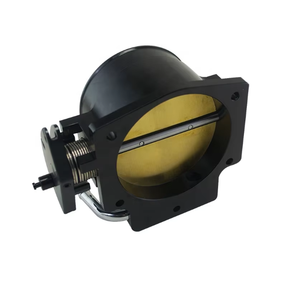 102mm Throttle Body + TPS <strong>IAC</strong> Throttle Position <strong>Sensor</strong> for LSX LS LS1 LS2 LS7 SILVER BLACK - Product Image 5